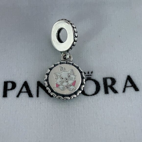 Authentic Pandora Aristocats Marie Cat Lady Disney Park Exclusive Charm - Picture 3 of 4